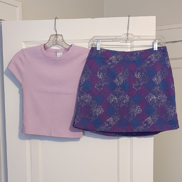 Lady Hagen Purple Golf Skort Set Small - Picture 1 of 10